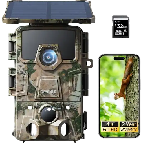 CEYOMUR CY75 caméra de chasse solaire 4K