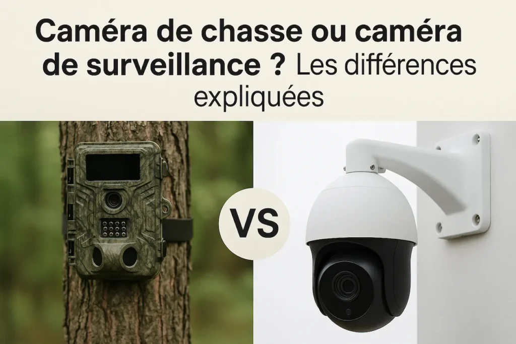 Caméra de chasse ou caméra de surveillance ?